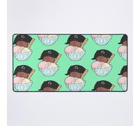 Grand Tapis de Souris Gaming pour Bureau Glace Napoléon 75x40cm Antidérapante Clavi