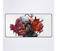 Grand Tapis de Souris Gaming pour Bureau Goule de Tokyo 75x40cm Antidérapante Clavie