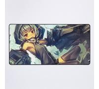Grand Tapis de Souris Gaming pour Bureau Illustration de Strength Black Rock Shooter pour Otaku 75x40cm Antidérapante Clavie