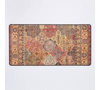 Grand Tapis de Souris Gaming pour Bureau Impression de tapis persan du Khorassan du XVIIe siècle 75x40cm Antidérapante Clavi