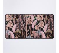 Grand Tapis de Souris Gaming pour Bureau Jardin mystère rose. 75x40cm Antidérapante Clavi