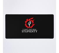 Grand Tapis de Souris Gaming pour Bureau Je ne peux pas guérir la stupidité - Mème drôle de guérisseurs de mages blancs MMORPG 75x40cm Antidérapante C