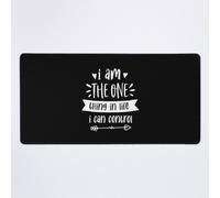 Grand Tapis de Souris Gaming pour Bureau Je suis la seule chose dans la vie que je peux contrôler 75x40cm Antidérapante Clavi