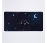 Grand Tapis de Souris Gaming pour Bureau Je veux tes nuits de minuit - Paroles de Taylor Swift 75x40cm Antidérapante Clavie