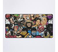 Grand Tapis de Souris Gaming pour Bureau Jeu de Mortal Kombat g 75x40cm Antidérapante Clavie