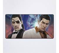 Grand Tapis de Souris Gaming pour Bureau Jeu Yakuza 0 75x40cm Antidérapante Clavie