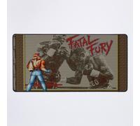 Grand Tapis de Souris Gaming pour Bureau JEUX CLASSIQUES DE STYLE RÉTRO NEO GEO FATAL FURY. (TERRY BOGARD) 75x40cm Antidérapante Clavi