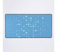 Grand Tapis de Souris Gaming pour Bureau Kingdom Hearts - Modèle 75x40cm Antidérapante Clavi