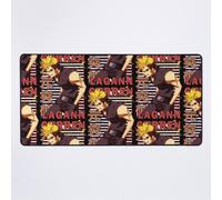 Grand Tapis de Souris Gaming pour Bureau Kittan Bachika Tengen Toppa Gurren Lagann Conception de manga anime urbain 75x40cm Antidérapante Clavie
