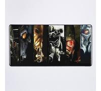 Grand Tapis de Souris Gaming pour Bureau La guerre ne change jamais 75x40cm Antidérapante Clavie
