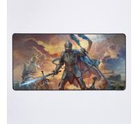 Grand Tapis de Souris Gaming pour Bureau La Voie des Rois - Guerrier Solitaire 75x40cm Antidérapante Clavie