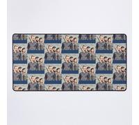 Grand Tapis de Souris Gaming pour Bureau Le Dernier Royaume, Uhtred de Bebbanburg, Finan, Sihtric, art 75x40cm Antidérapante Clavie