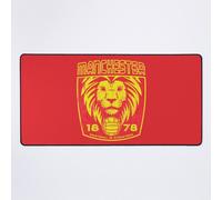 Grand Tapis de Souris Gaming pour Bureau Le football est primordial - Rétro Manchester Alpha Fan 75x40cm Antidérapante Clavi