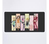 Grand Tapis de Souris Gaming pour Bureau Les amis des Sept Péchés Capitaux 75x40cm Antidérapante Clav