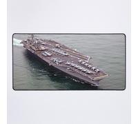 Grand Tapis de Souris Gaming pour Bureau MAGASIN DU NAVIRE USS NIMITZ (CVN-68) 75x40cm Antidérapante Clavie