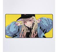 Grand Tapis de Souris Gaming pour Bureau Marin Kitagawa Mode Tendance Streetwear Anime Fille 75x40cm Antidérapante Clavie