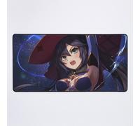 Grand Tapis de Souris Gaming pour Bureau Mona Genshin Impact 75x40cm Antidérapante Clavie