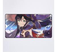 Grand Tapis de Souris Gaming pour Bureau Mona - Genshin Impact 75x40cm Antidérapante Clavie