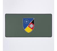 Grand Tapis de Souris Gaming pour Bureau Multinationale Kommando Operative Führung - Quartier général multinational conjoint d'Ulm (Bundeswehr/OTAN) 75x40cm Antidérapante Cla