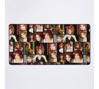 Grand Tapis de Souris Gaming pour Bureau Mylène Farmer 75x40cm Antidérapante Clavi