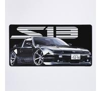 Grand Tapis de Souris Gaming pour Bureau Nissan S13 SILVIA Style JDM 75x40cm Antidérapante Clavie