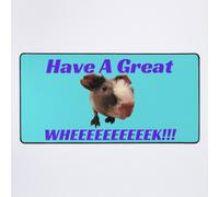 Grand Tapis de Souris Gaming pour Bureau Passez un bon WHEEEEEEEK !!! 75x40cm Antidérapante Clavie