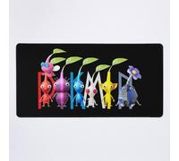 Grand Tapis de Souris Gaming pour Bureau Pikmin 79 filles cool et tendance, idée géniale 75x40cm Antidérapante Clav