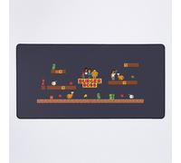 Grand Tapis de Souris Gaming pour Bureau Pixel art de Burger Boss 75x40cm Antidérapante Clavie