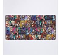 Grand Tapis de Souris Gaming pour Bureau Portraits de personnages de Final Fantasy Dissidia 75x40cm Antidérapante Clavie