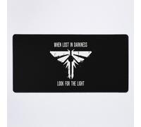 Grand Tapis de Souris Gaming pour Bureau Quand on est perdu dans l'obscurité, on cherche la lumière - Lucioles 75x40cm Antidérapante Clav