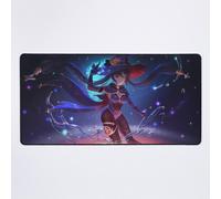 Grand Tapis de Souris Gaming pour Bureau Réflexion astrale Mona Genshin Impact 75x40cm Antidérapante Clavi