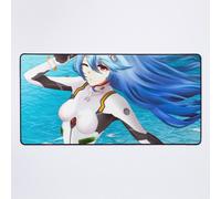 Grand Tapis de Souris Gaming pour Bureau Rei Ayanami Néon Genesis Evangelion 75x40cm Antidérapante Clavi