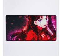 Grand Tapis de Souris Gaming pour Bureau Rin Tohsaka Fate Stay Night 75x40cm Antidérapante Clavie