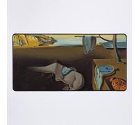 Grand Tapis de Souris Gaming pour Bureau Salvador Dali - La Persistance de la Mémoire (Affiche d'Art Fusion ?uvre d'Art Fusion Montres Horloges Surréalisme Peinture Surr 75x40cm Antidérapante Cla