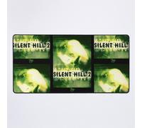 Grand Tapis de Souris Gaming pour Bureau Silent Hill 2 - Pochette originale PS2 (couverture verte) (sans néon) 75x40cm Antidérapante Clavi