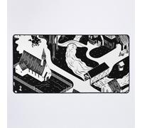 Grand Tapis de Souris Gaming pour Bureau Sleepy Hollow de Tim Burton 75x40cm Antidérapante Clavie