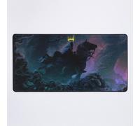 Grand Tapis de Souris Gaming pour Bureau ""Sortez de la route !"" 75x40cm Antidérapante Clavie