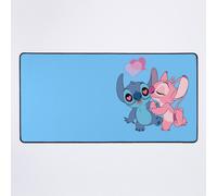 Grand Tapis de Souris Gaming pour Bureau Stitch Angel 75x40cm Antidérapante Clavie