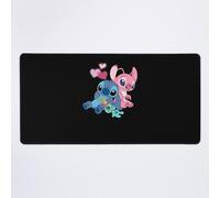 Grand Tapis de Souris Gaming pour Bureau Stitch et Lilo Stitch Angel Love 75x40cm Antidérapante Clavie