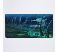 Grand Tapis de Souris Gaming pour Bureau Subnautica Ghost Reaper 75x40cm Antidérapante Clavie