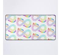 Grand Tapis de Souris Gaming pour Bureau Symbole d'acceptation de l'autisme et de neurodiversité du spectre autistique 75x40cm Antidérapante Clavi