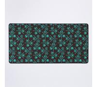 Grand Tapis de Souris Gaming pour Bureau Symboles muraux bleus de Halo 3 ODST 75x40cm Antidérapante Clavie