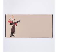 Grand Tapis de Souris Gaming pour Bureau Team Fortress 2 - Médecin 75x40cm Antidérapante Clavi