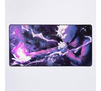 Grand Tapis de Souris Gaming pour Bureau Technique creuse du Satoru Gojo : Violet - Jujutsu Kaisen 75x40cm Antidérapante Clavie