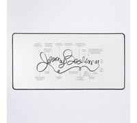 Grand Tapis de Souris Gaming pour Bureau The Good Place : Chronologie de Jeremy Bearimy 75x40cm Antidérapante Clavie