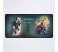 Grand Tapis de Souris Gaming pour Bureau The Last Of Us Part II Ellie et Joel 75x40cm Antidérapante Clavie