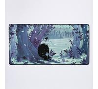 Grand Tapis de Souris Gaming pour Bureau Un coin tranquille pour prendre le thé 75x40cm Antidérapante Clavi
