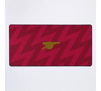 Grand Tapis de Souris Gaming pour Bureau ?uvre d'art en zigzag de l'Arsenal FC 75x40cm Antidérapante Clavi