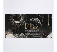 Grand Tapis de Souris Gaming pour Bureau Vivre pour aimer 75x40cm Antidérapante Clavie