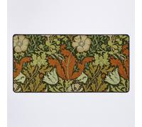 Grand Tapis de Souris Gaming pour Bureau William Morris - Création textile Cray 75x40cm Antidérapante Clavi